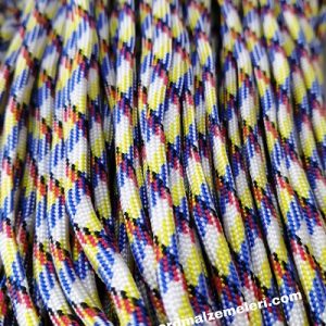 Paracord 550 İp, Paracord Paraşüt Bileklik İpi Rainbow Ebruli  Renk - Görsel 3