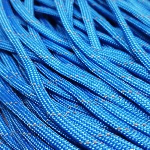 Paracord İp, Paracord Paraşüt Bileklik İpi Refrektörlü Mavi Renk  - Görsel 3