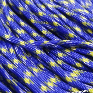 Paracord 550 İp, Paracord Paraşüt Bileklik İpi Taraftar Renk Sarı Lacivert - Görsel 3