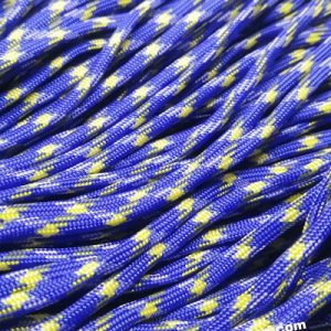 Paracord 550 İp, Paracord Paraşüt Bileklik İpi Taraftar Renk Sarı Lacivert - Görsel 1