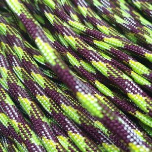 Paracord 550 İp, Paracord Paraşüt Bileklik İpi Yeşil Kahve Sarı Şerit - Görsel 4