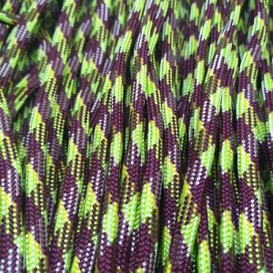 Paracord 550 İp, Paracord Paraşüt Bileklik İpi Yeşil Kahve Sarı Şerit - Görsel 3