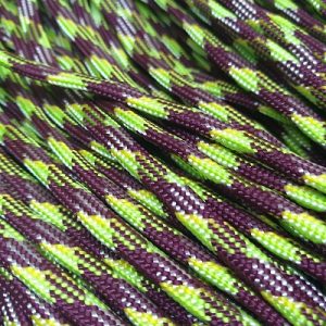 Paracord 550 İp, Paracord Paraşüt Bileklik İpi Yeşil Kahve Sarı Şerit - Görsel 2