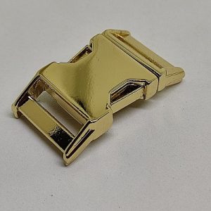 Paracord Bileklik Aksesuar Kavisli Toka Klips Büyük Boy Gold Renk 15 mm - Görsel 1