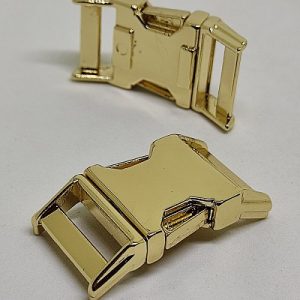 Paracord Bileklik Aksesuar Kavisli Toka Klips Büyük Boy Gold Renk 15 mm - Görsel 3