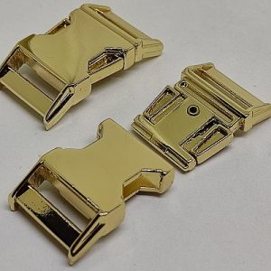 Paracord Bileklik Aksesuar Kavisli Toka Klips Büyük Boy Gold Renk 15 mm - Görsel 2