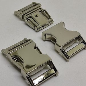 Paracord Bileklik Aksesuar Kavisli Toka Klips Büyük Boy Gümüş Renk 15 mm - Görsel 2