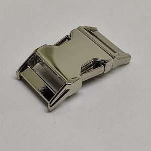 Paracord Bileklik Aksesuar Kavisli Toka Klips Büyük Boy Gümüş Renk 15 mm - Görsel 1