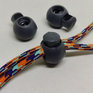 Paracord Bileklik Tek Delikli Stopper Klips Füme Renk - Görsel 3