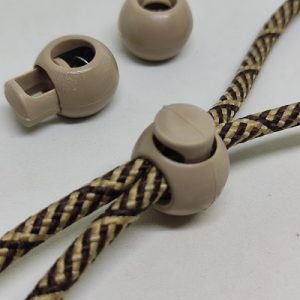 Paracord Bileklik Tek Delikli Stopper Klips Krem Bej Renk - Görsel 3