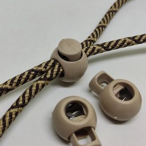 Paracord Bileklik Tek Delikli Stopper Klips Krem Bej Renk - Görsel 1