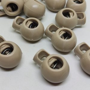 Paracord Bileklik Tek Delikli Stopper Klips Krem Bej Renk - Görsel 2