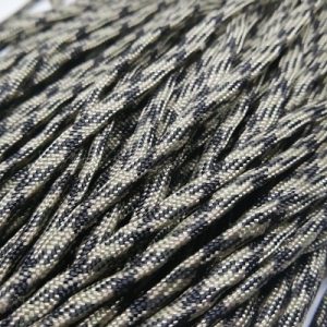 Paracord 550 İp, Paracord Paraşüt Bileklik İpi Kahve Siyah Renk  - Görsel 1