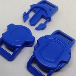 Paracord Pet Tasma Klips Large Boy Yuvarlak Model Koyu Mavi Renk - Görsel 2