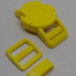 Paracord Pet Tasma Klips Large Boy Yuvarlak Model Sarı Renk - Görsel 2