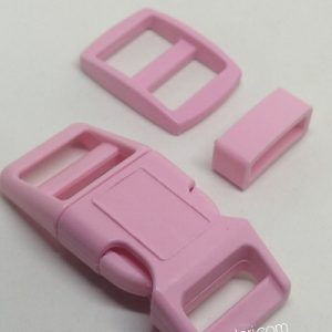 Paracord Pet Tasma ve Çanta Klips Model Açık Pembe Renk 10 mm - Görsel 5