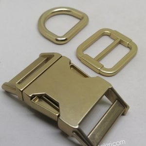 Paracord Pet Tasma Set Klips Gold Renk 25 mm - Görsel 4