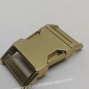 Paracord Pet Tasma Set Klips Gold Renk 25 mm - Görsel 2