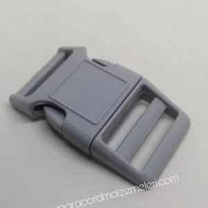 Paracord Pet Tasma ve Çanta Klips  Gri Renk 20 mm - Görsel 5