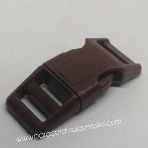 Paracord Pet Tasma ve Çanta Klips Model Kahve Renk 15 mm - Görsel 5