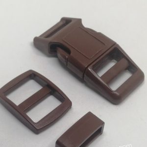 Paracord Pet Tasma ve Çanta Klips Model Kahve Renk 15 mm - Görsel 4