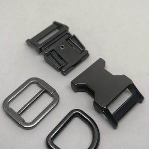 Paracord Pet Tasma Set Klips Nikel Siyah Renk 25 mm - Görsel 7