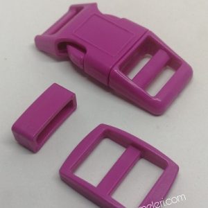 Paracord Pet Tasma ve Çanta Klips Model Şeker Pembe Renk 10 mm - Görsel 1