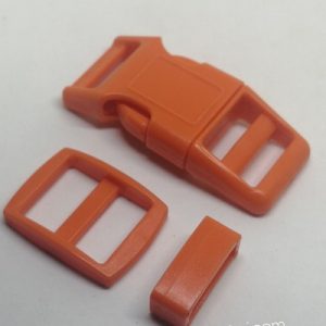 Paracord Pet Tasma ve Çanta Klips Model Turuncu Renk 10 mm - Görsel 4