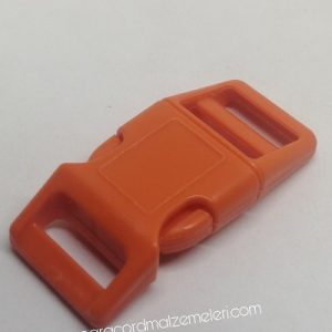 Paracord Pet Tasma ve Çanta Klips Model Turuncu Renk 10 mm - Görsel 2