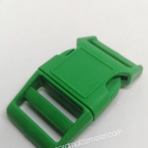 25 mm Paracord Pet Tasma ve Çanta Klips Yeşil Renk - Görsel 5