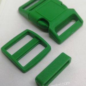 25 mm Paracord Pet Tasma ve Çanta Klips Yeşil Renk - Görsel 4