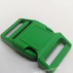 25 mm Paracord Pet Tasma ve Çanta Klips Yeşil Renk - Görsel 3