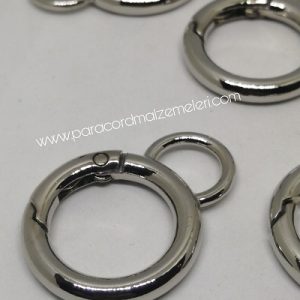 Paracord Anahtarlık Ve Pet Tasma Yuvalı Halka Klips - Görsel 2