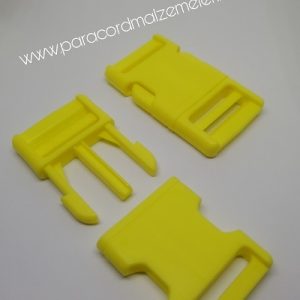 Paracord Malzemeleri Toka Klips XL Boy Fren Mekanizmalı Sarı Renk - Görsel 2