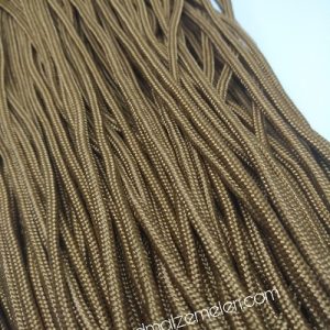 Paracord İp , Paracord Bileklik İpi Açık Kahve Renk 2 mm - Görsel 1