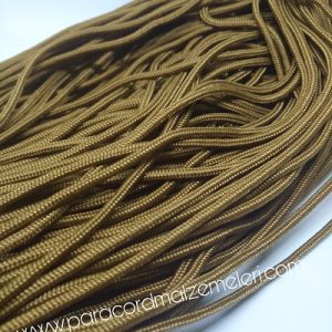 Paracord İp , Paracord Bileklik İpi Açık Kahve Renk 2 mm - Görsel 2