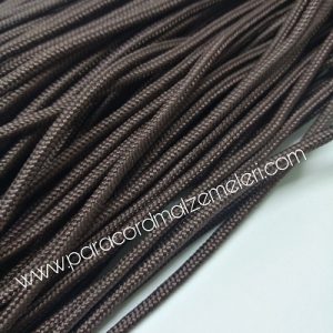 Paracord İp , Paracord Bileklik İpi Koyu Kahve Renk 2 mm - Görsel 3