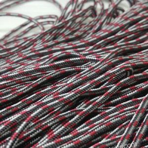 Paracord İp , Paracord Bileklik İpi Bordo Gri Renk 2 mm - Görsel 2