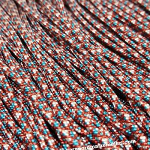 Paracord İp , Paracord Bileklik İpi Ebruli Renk Kristal Desen 2 mm - Görsel 2