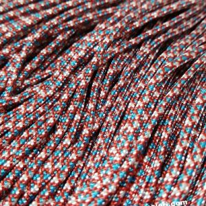 Paracord İp , Paracord Bileklik İpi Ebruli Renk Kristal Desen 2 mm - Görsel 1