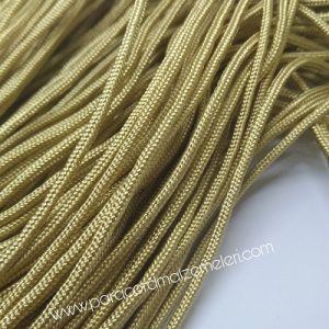 Paracord İp , Paracord Bileklik İpi Krem Bej Renk 2 mm - Görsel 1
