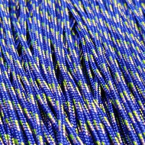 Paracord İp , Paracord Bileklik İpi Mavi Sarı Pembe Renk 2 mm - Görsel 2