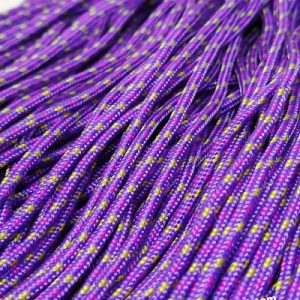 Paracord İp , Paracord Bileklik İpi Mor Sarı Pembe Renk 2 mm - Görsel 1