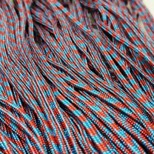 Paracord İp , Paracord Bileklik İpi Pembe Yeşil Beyaz Renk 2 mm - Görsel 4