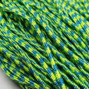 Paracord İp , Paracord Bileklik İpi Turkuaz Mavi Yeşil Renk 2 mm - Görsel 3