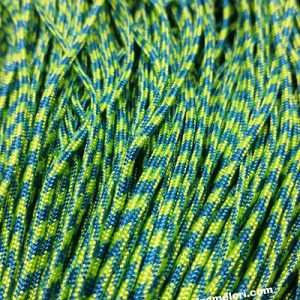 Paracord İp , Paracord Bileklik İpi Turkuaz Mavi Yeşil Renk 2 mm - Görsel 2