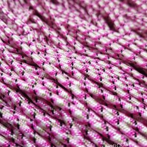 Paracord İp, Paracord Bileklik Aksesuar İpi Pembe Ebruli Renkler - Görsel 3
