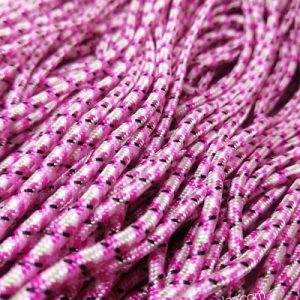 Paracord İp, Paracord Bileklik Aksesuar İpi Pembe Ebruli Renkler - Görsel 1