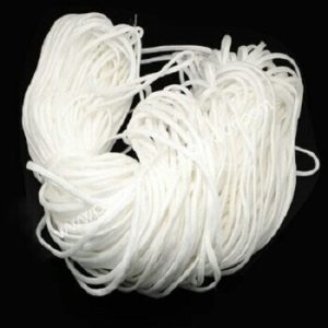 Paracord İp , Paracord 550 lb Paraşüt Bileklik İpi Beyaz Renk - Görsel 1