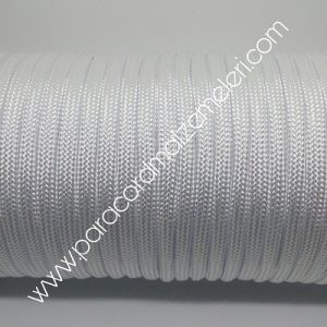 Paracord İp , Paracord 550 lb Paraşüt Bileklik İpi Buz Beyaz Renk - Görsel 3